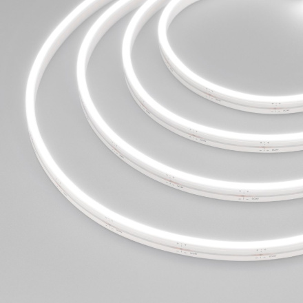 Лента герметичная Arlight MOONLIGHT-SIDE-A120-06x12mm 24V White6000 (9.6 W/m, IP65, 5m, wire x2) 041033