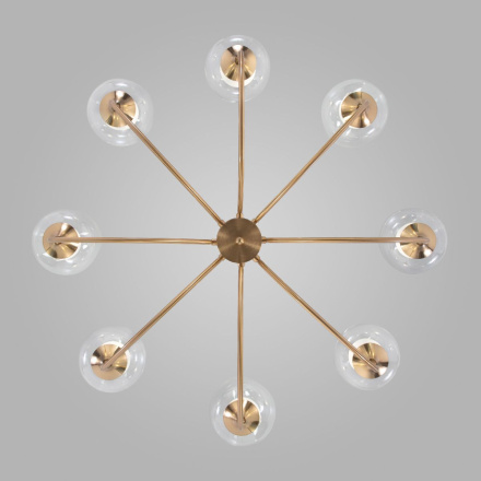 Люстра на штанге Eurosvet Spritz 70217/8 латунь a064748