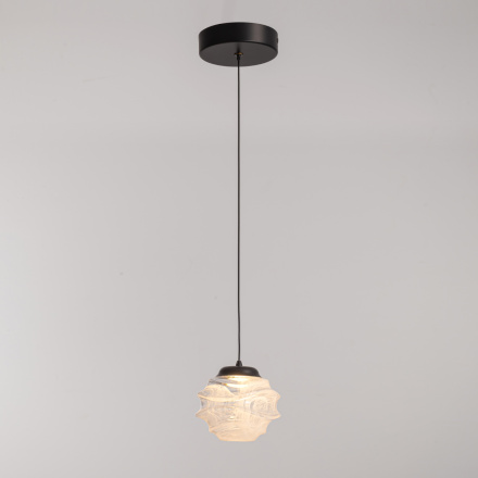 Подвесной светильник Delight Collection MD25030003-1A matt black/clear