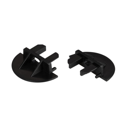 Заглушка Arlight для MIC-FS-R черная с отверстием 047224