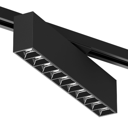 Трековый однофазный светильник Denkirs Edder DK6444-BK