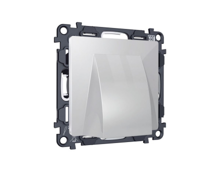 Комплект вывода кабеля с фиксатором Alfa Серебро глянец Quant Ambrella Volt MA415810 (AP4158, VM238)