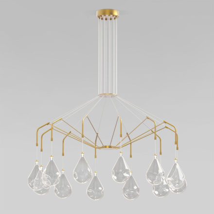 Подвесная люстра Eurosvet Birne 201002/12 латунь Smart a071499