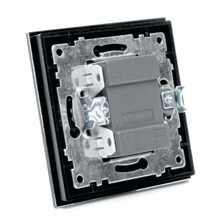 Выключатель 1-клавишный Stekker Катрин 39505