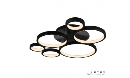 Потолочная люстра iLedex Ring Star 9004-6-X-T BK