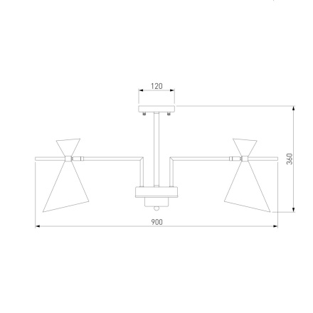 Люстра на штанге Eurosvet 70114/8 белый