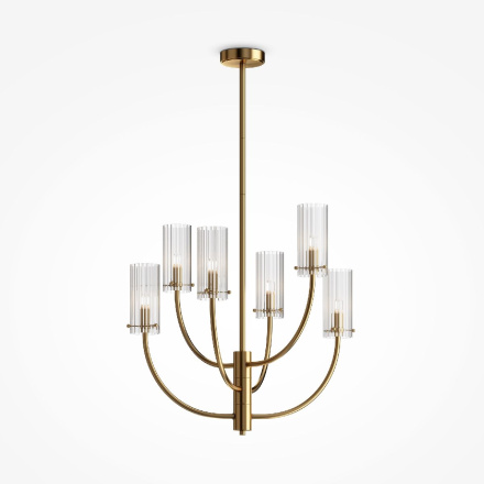 Люстра на штанге Maytoni Arco MOD223PL-06BS