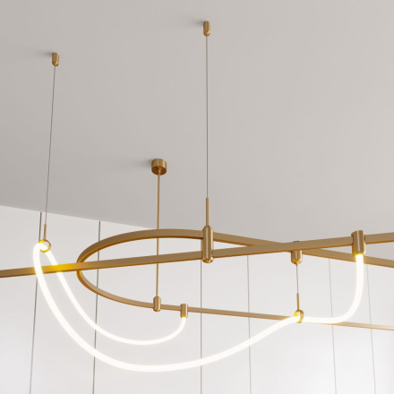 Держатель трека Arlight ART-APRIORI-HOLDER-HANG-TUBE-L1500 (GD) 049319