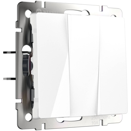 Выключатель трехклавишный Werkel белый W1130001 4690389155246