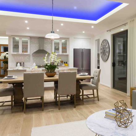 Светодиодная лента Apeyron 12В СТ 14,4Вт/м smd5050 60д/м IP20 5м синяя 50BL