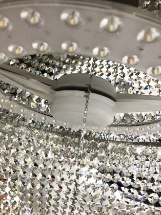 Потолочная люстра Bohemia Ivele Crystal 19321/55IV/LED-DIM Ni