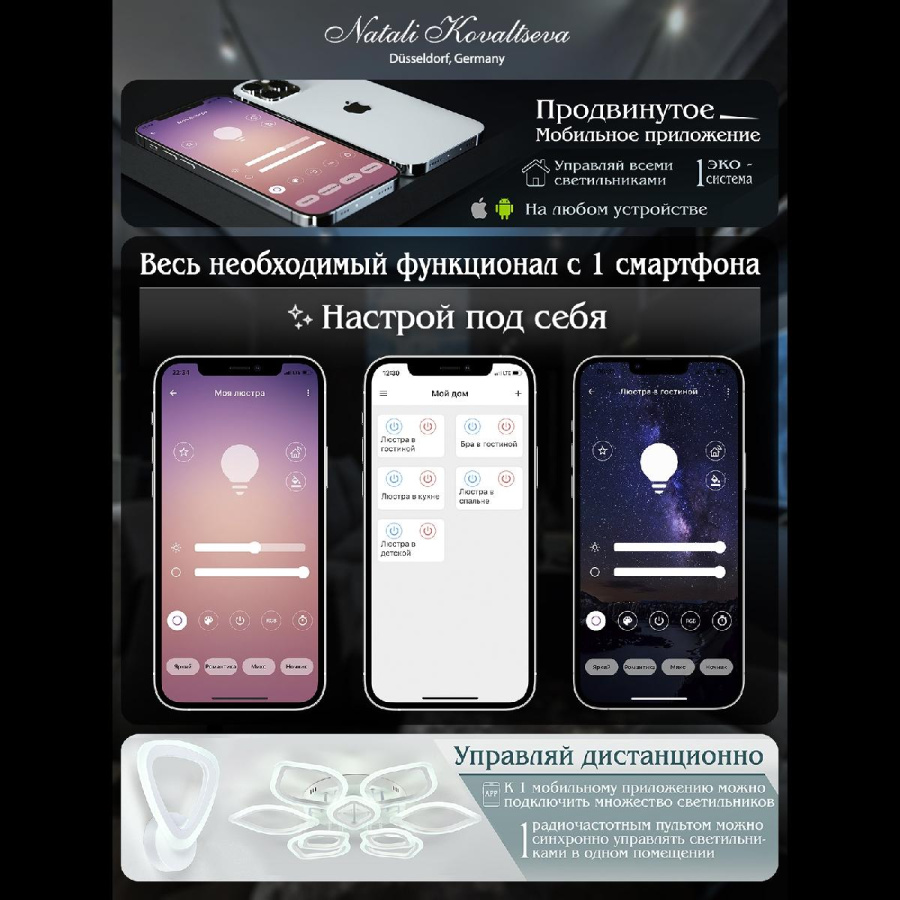 Подвесной светильник Natali Kovaltseva LED LAMPS 81295