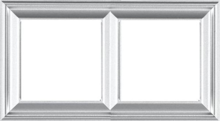 Рамка двухместная Jung EPD482AL