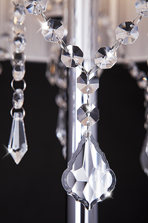 Торшер Eurosvet 2045/3F хром/белый