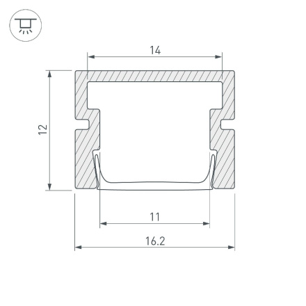 Профиль Arlight PDS-SM-2000 044334