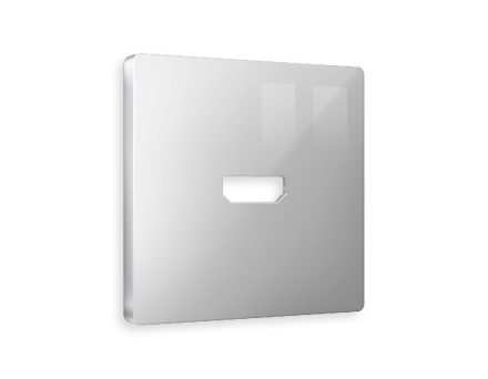 Лицевая панель для HDMI розетки Ambrella Volt Alfa AP4140