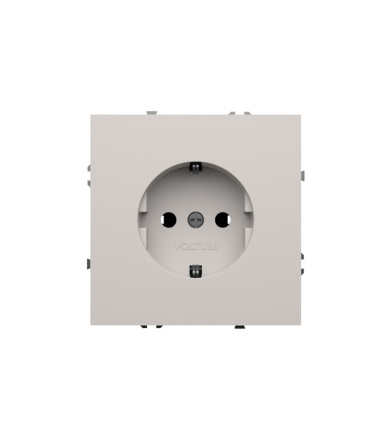 Розетка Voltum S70 VLS040102 (белый матовый)