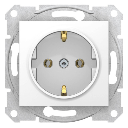 Розетка Schneider Electric Sedna с з/к без шторок 16A 250V SDN3001821