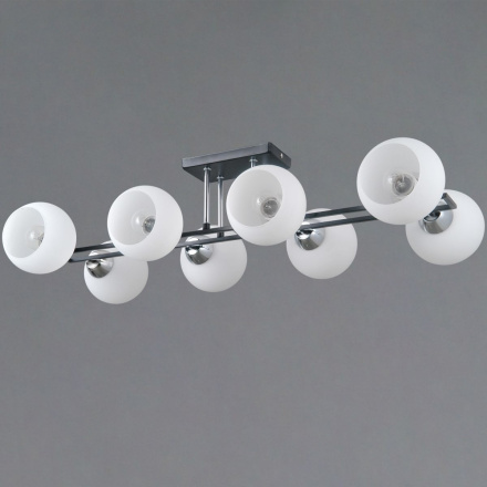 Потолочная люстра Illumico IL0791-8CSQ-25 BK CR TRENTO