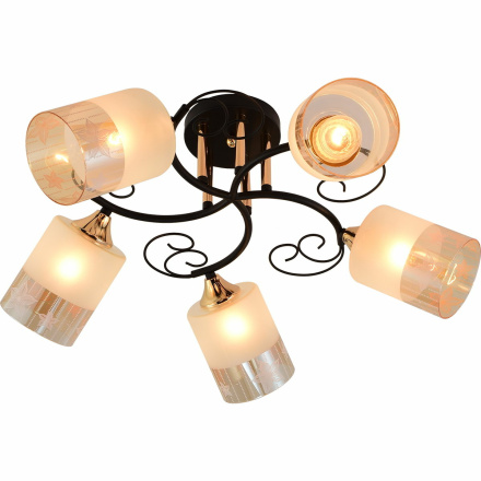 Люстра на штанге Reluce 01315-0.3-05 BK+FGD