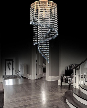 Каскадная люстра Lumina Deco Precisio LDC 7053-7A GD