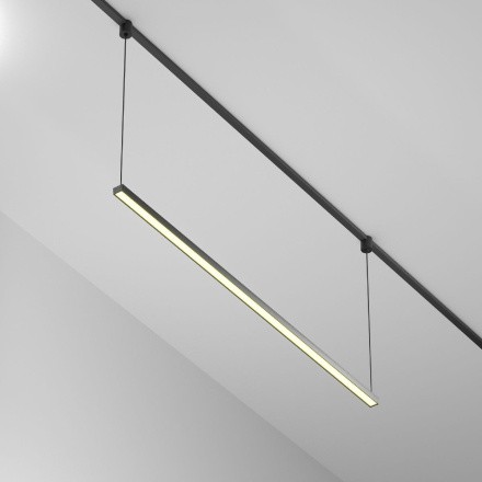 Трековый подвесной магнитный светильник Maytoni Basis TR170-1-52W3K-B