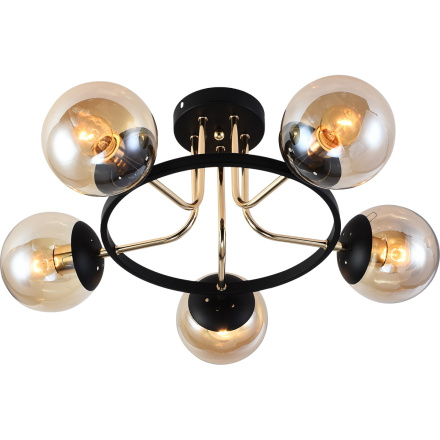 Люстра на штанге Reluce 01344-0.3-05 BK+FGD