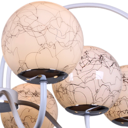 Люстра на штанге Reluce 01269-0.3-08B WH+CR