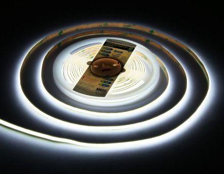 Светодиодная лента Ambrella Light Illumination COB 400Led/10W m/ 24V IP20 6500K/ 5m*5mm*2.1mm (2 конт.) GS4613