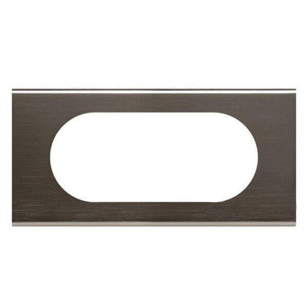 Рамка 4/5-модульная Legrand Celiane чёрный никель 069035