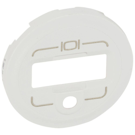 Лицевая панель Legrand Celiane розетки HD+J3.5 белая 068219