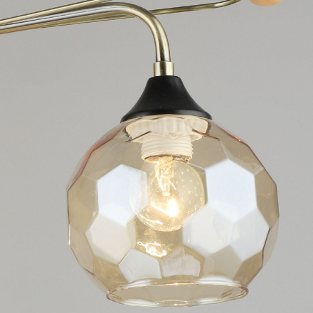 Люстра на штанге Reluce 02018-0.3-03 AB+BK