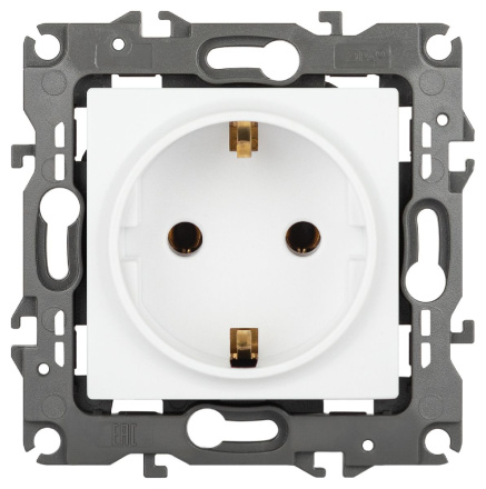 Розетка одноместная Эра 12-2101-01М Б0065700