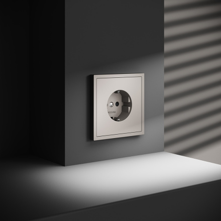 Розетка со шторками Voltum S70 VLS040203 (кашемир)