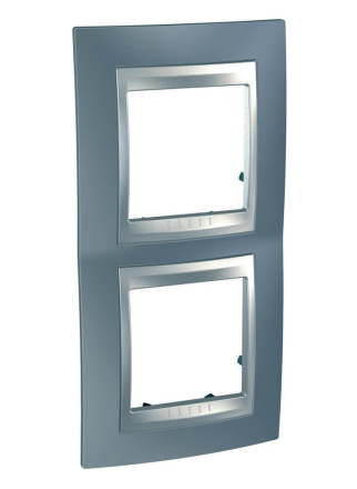 Рамка 2-постовая вертикальная Schneider Electric Unica Top MGU66.004V.097