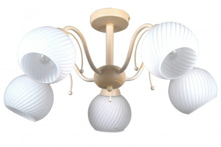 Люстра на штанге Natali Kovaltseva 75146/5C BEIGE GOLD