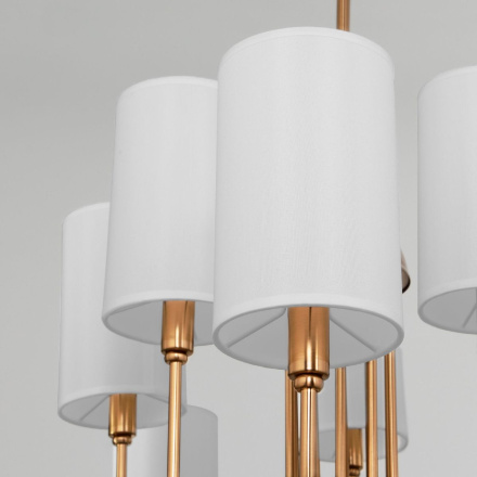 Подвесная люстра Eurosvet Abbey 60164/10 латунь a065749