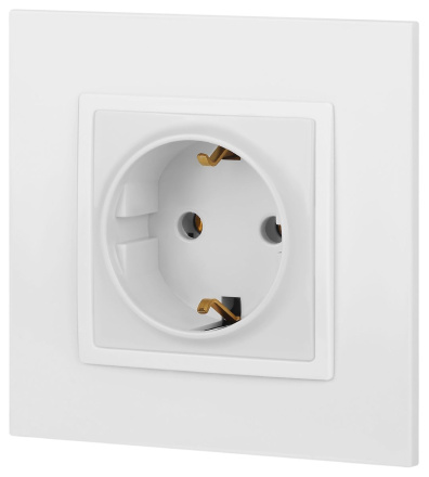 Розетка 2P+E Schuko Эра Elegance 14-2101-01М Б0065800