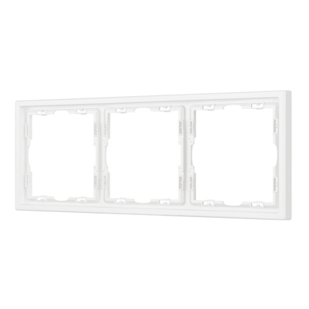 Рамка пластиковая Arlight FRM-NOBE-SFPL-3-WH 054219