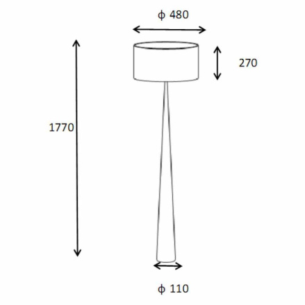 Торшер Lucide Conos 30794/81/72