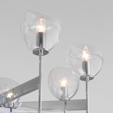 Люстра на штанге Eurosvet Arrista 60130/8 хром Smart a060135