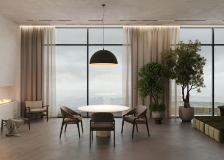 Трековый магнитный светильник Maytoni Basis TR030-4-24WTW-DD2-B