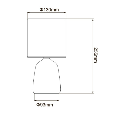 Настольная лампа Uniel UML-B305 E14 WHITE UL-00012419