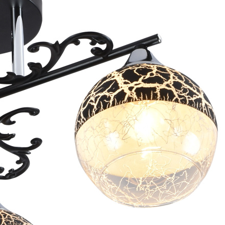 Люстра на штанге Reluce 01277-0.3-03B BK+CR