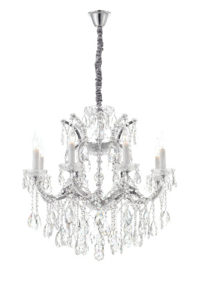 Подвесная люстра iLamp Diamond 6071-8 CR+CL