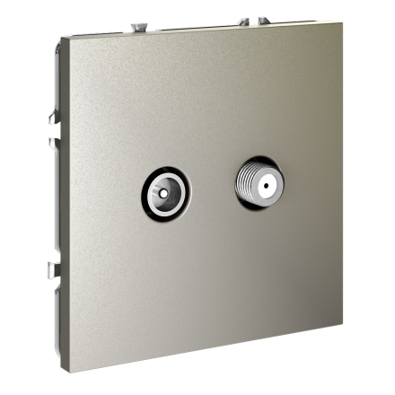 Розетка телевизионная Voltum S70 VLS060404 (шелк)