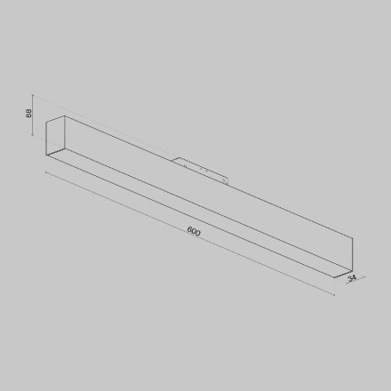 Трековый светильник Maytoni Technical BASIS TR012-2-20W4K-W