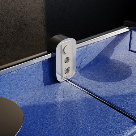 Рамка на 3 поста Voltum S70 VLS110303 (кашемир, стекло)