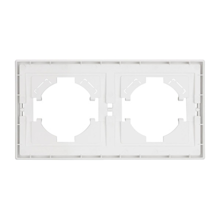 Рамка пластиковая на 2 поста Arlight FRM-TENDO-SFPL-2-WH 054649