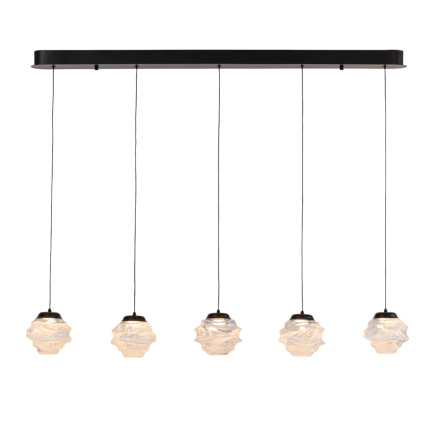 Подвесной светильник Delight Collection MD25030003-5B matt black/clear